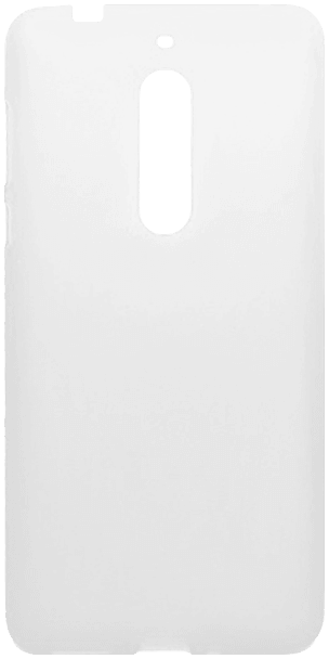 Nokia 5 Dual szilikon tok fényes keret fehér