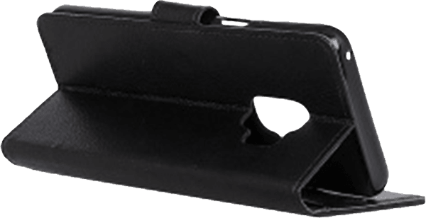 Samsung Galaxy S9 (G960) oldalra nyíló flipes bőrtok asztali tartó funkciós fekete