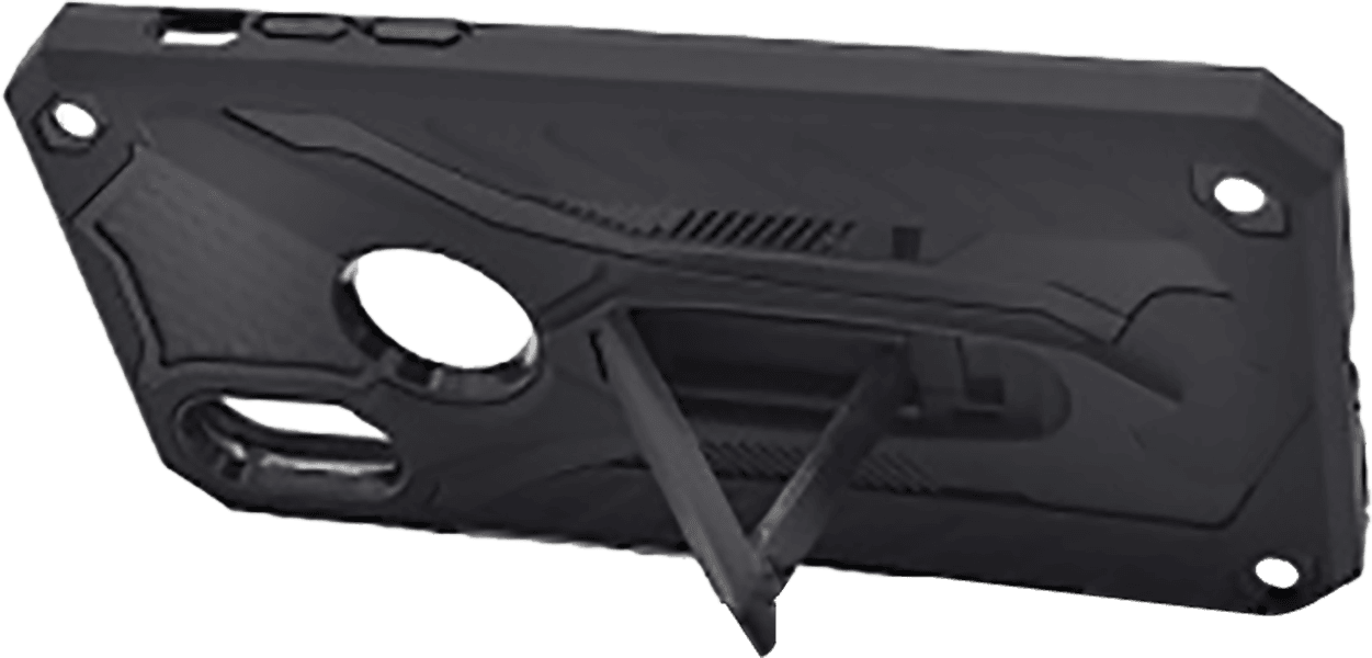 Apple iPhone X ütésálló tok logó kihagyós fekete