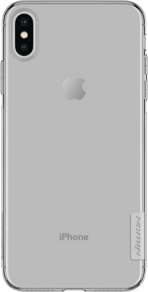 Apple iPhone XS Max szilikon tok gyári NILLKIN ultravékony szürke