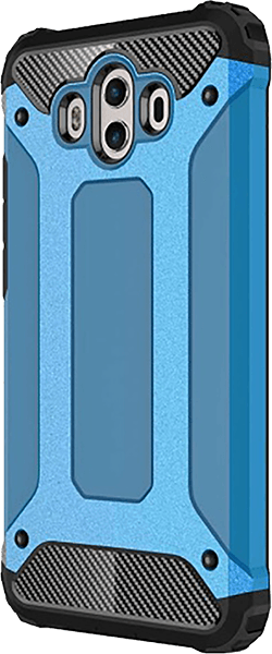 Huawei Mate 10 ütésálló tok légpárnás sarkas, hibrid Forcell Armor világoskék