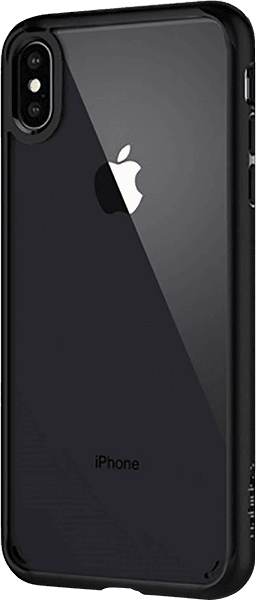 Apple iPhone XS Max kemény hátlap gyári SGP ULTRA HYBRID légpárnás sarok fekete