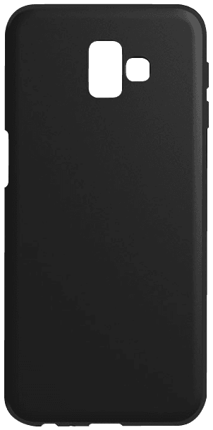 Samsung Galaxy J6 Plus (J610F) szilikon tok matt-fényes keret fekete