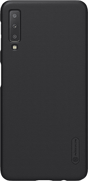 Samsung Galaxy A7 2018 (SM-A750F) kemény hátlap gyári NILLKIN gumírozott-érdes felületű fekete