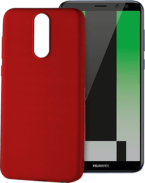 Huawei Mate 10 Lite szilikon tok fényes piros