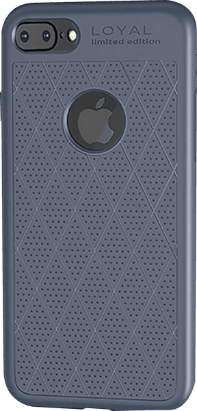 Apple iPhone 7 Plus szilikon tok gyári HOCO logó kihagyós kék