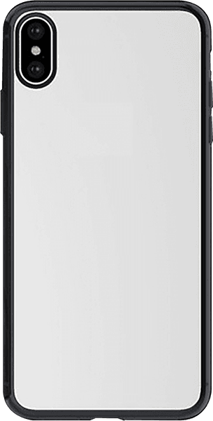 Apple iPhone XS Max szilikon tok gyári JOYROOM fémhatású keret fekete