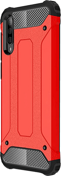 Samsung Galaxy A50 (SM-505) ütésálló tok légpárnás sarkas, hibrid Forcell Armor piros