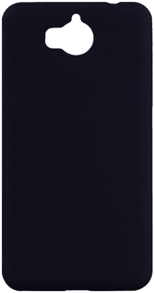 Huawei Y5 2017 szilikon tok fényes keret fekete