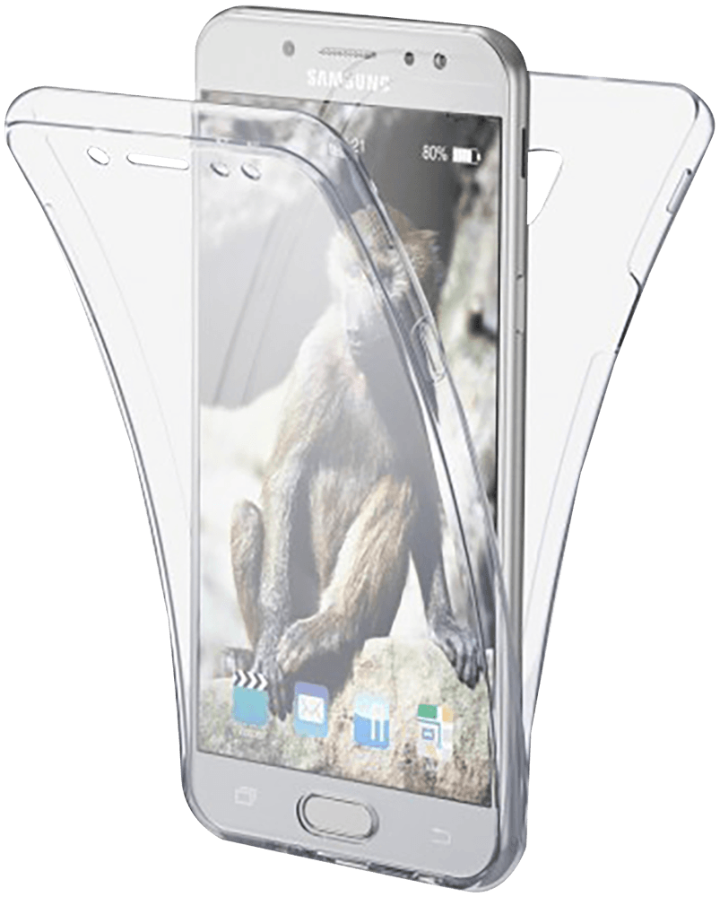 Samsung Galaxy J3 2017 (J330) szilikon tok 360 ° védelem átlátszó