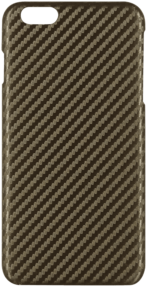 Apple iPhone 6 Plus szilikon tok karbon mintás barna