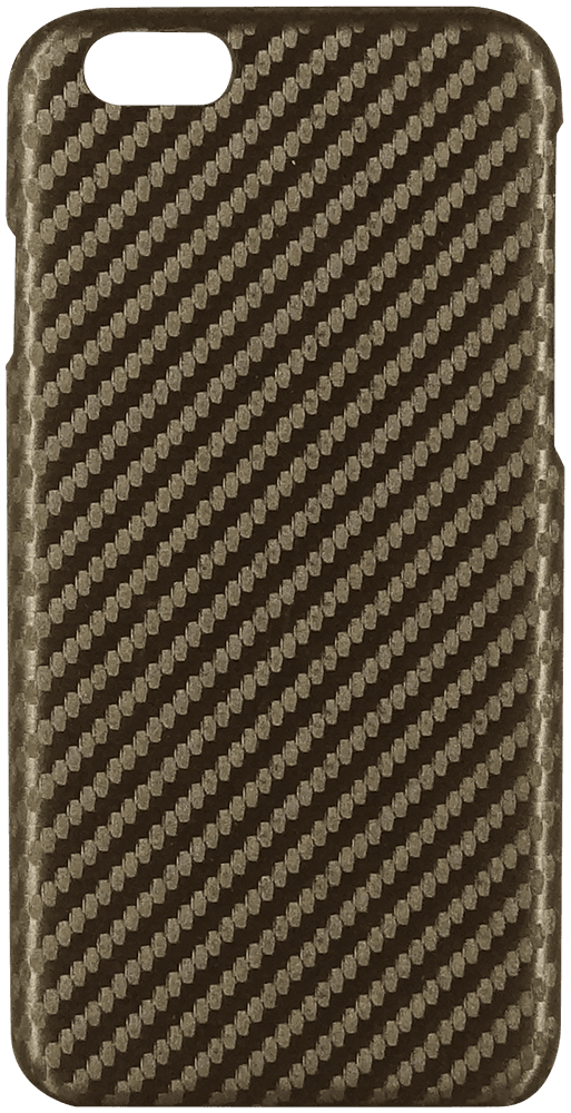 Apple iPhone 6S Plus kemény hátlap karbon mintás barna