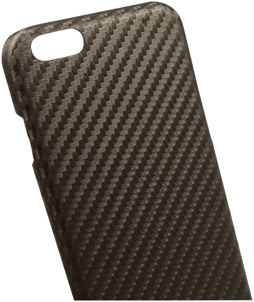 Apple iPhone 6 Plus kemény hátlap karbon mintás barna