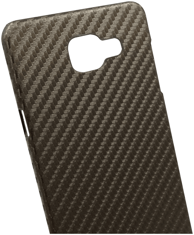Samsung Galaxy A5 2016 (A510) kemény hátlap karbon mintás barna