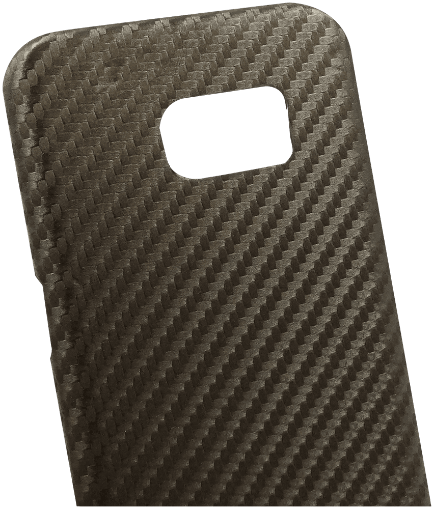 Samsung Galaxy S7 Edge (G935) kemény hátlap karbon mintás barna