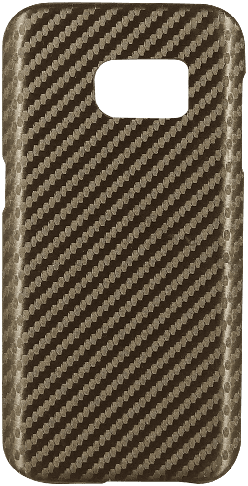 Samsung Galaxy S7 (G930) kemény hátlap karbon mintás barna