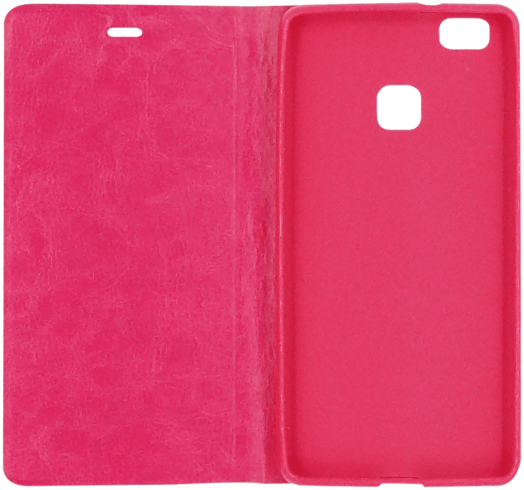 Huawei P9 Lite oldalra nyíló flipes bőrtok asztali tartó funkciós rózsaszín