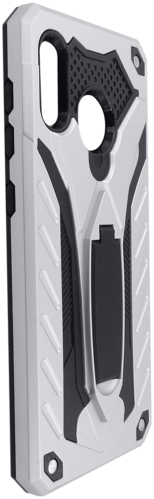 Samsung Galaxy A30 (SM-A305) ütésálló tok kitámasztó ezüst