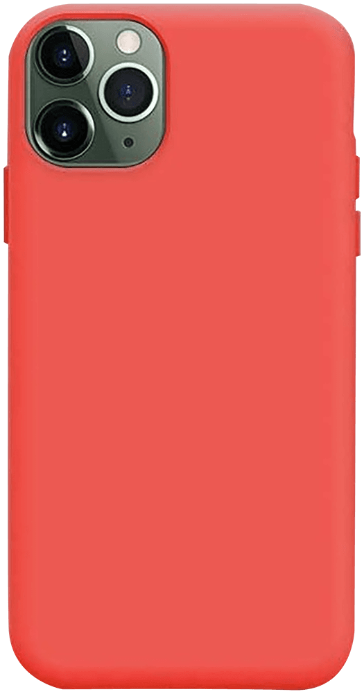 Apple iPhone 11 Pro szilikon tok matt piros