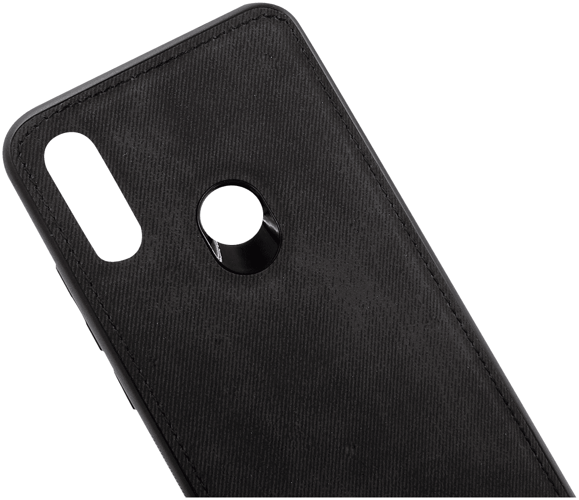 Xiaomi Redmi 7 szilikon tok textil hatás fekete