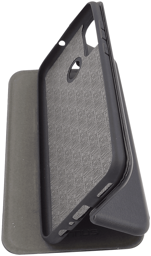 Huawei P Smart 2020 oldalra nyíló mágneses flipes bőrtok prémium minőség fekete