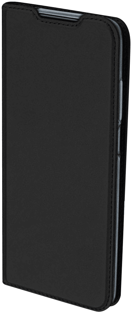 Samsung Galaxy A11 (SM-A115F) oldalra nyíló flipes bőrtok elől-hátul mágneses fekete