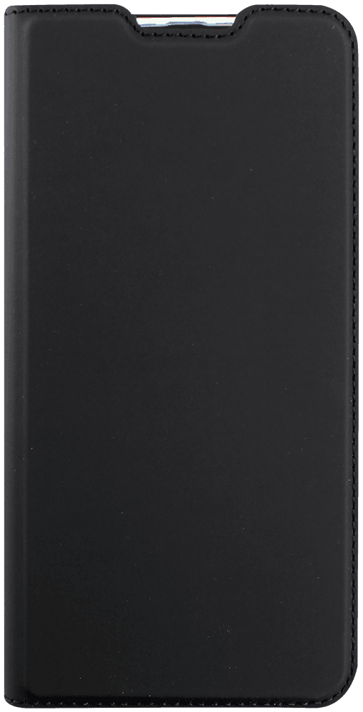 Samsung Galaxy A21 (SM-A210F) oldalra nyíló flipes bőrtok gyári DUX DUCIS bankkártya tartó fekete