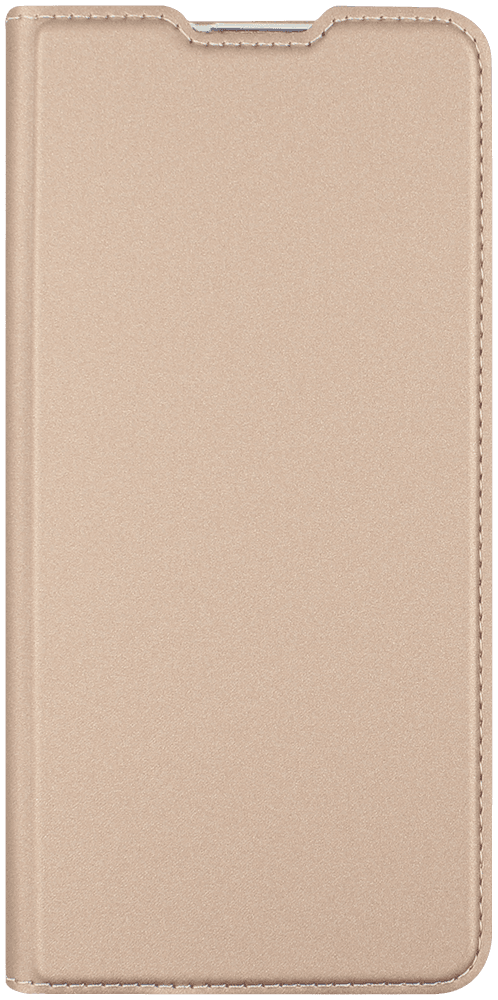 Samsung Galaxy A21 (SM-A210F) oldalra nyíló flipes bőrtok gyári DUX DUCIS bankkártya tartó rozéarany