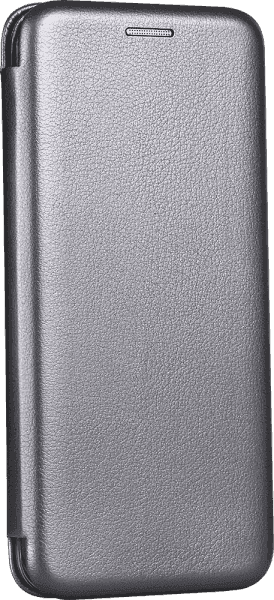 Samsung Galaxy A11 (SM-A115F) oldalra nyíló flipes mágneses bőrtok prémium minőség ezüst