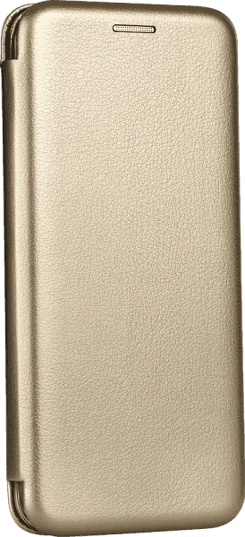 Huawei P Smart 2020 oldalra nyíló mágneses flipes bőrtok prémium minőség arany
