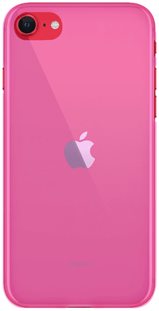 Apple iPhone 8 szilikon tok átlátszó rózsaszín