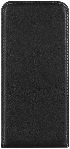 Samsung Galaxy A7 2018 (SM-A750F) lenyíló flipes bőrtok fekete