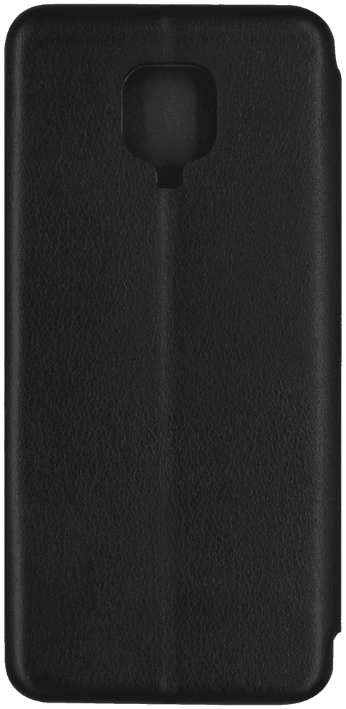 Xiaomi Redmi Note 9S oldalra nyíló mágneses flipes bőrtok prémium minőség fekete
