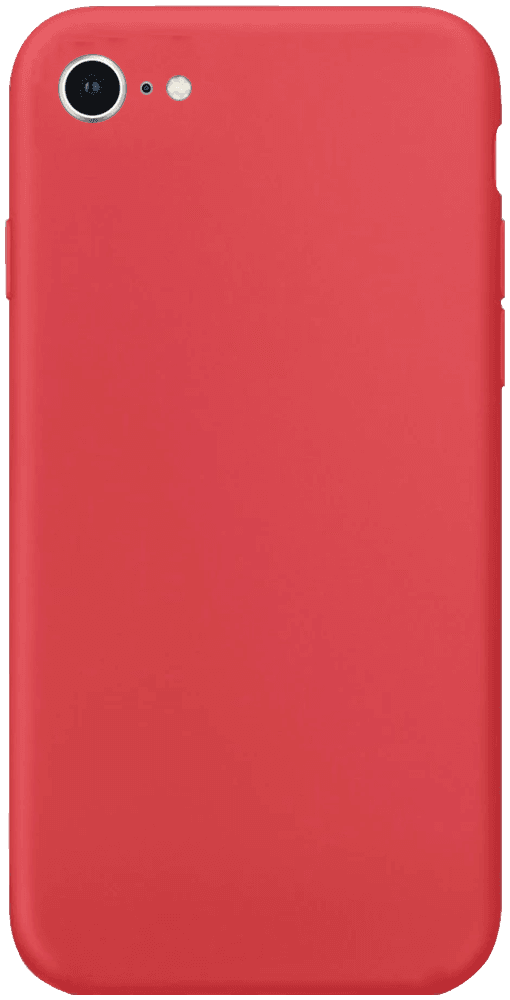 Apple iPhone SE (2020) szilikon tok piros