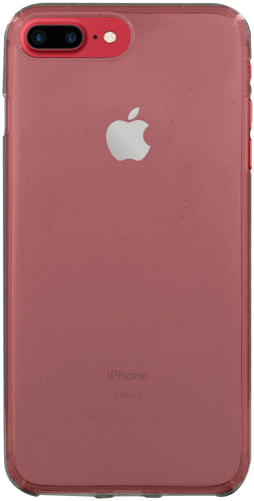 Apple iPhone 7 Plus szilikon tok csillogó füstszínű