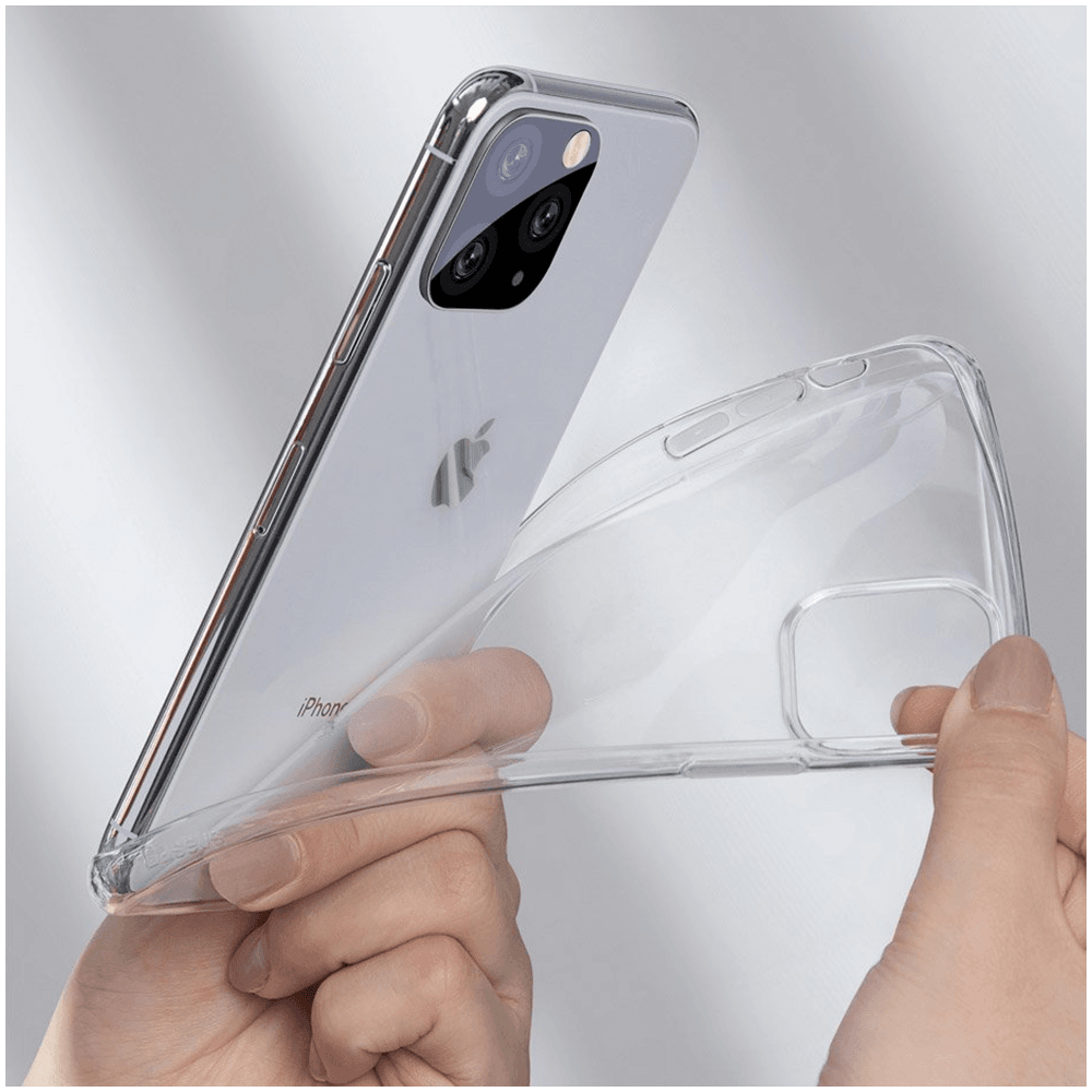 Huawei Y6s (2019) szilikon tok átlátszó/rózsaszín