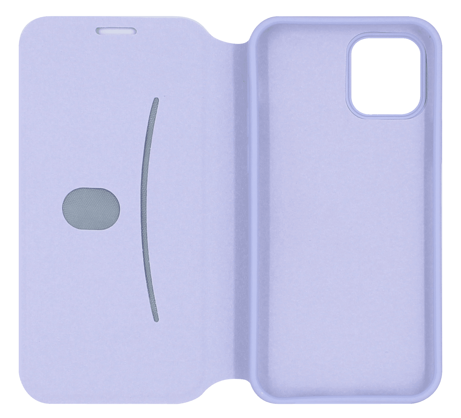 Apple iPhone 12 Pro oldalra nyíló flipes bőrtok lila