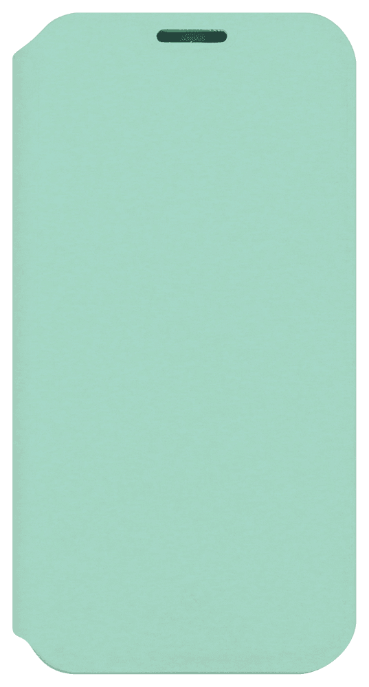 Apple iPhone 12 Pro Max oldalra nyíló flipes bőrtok bankkártya tartó türkiz