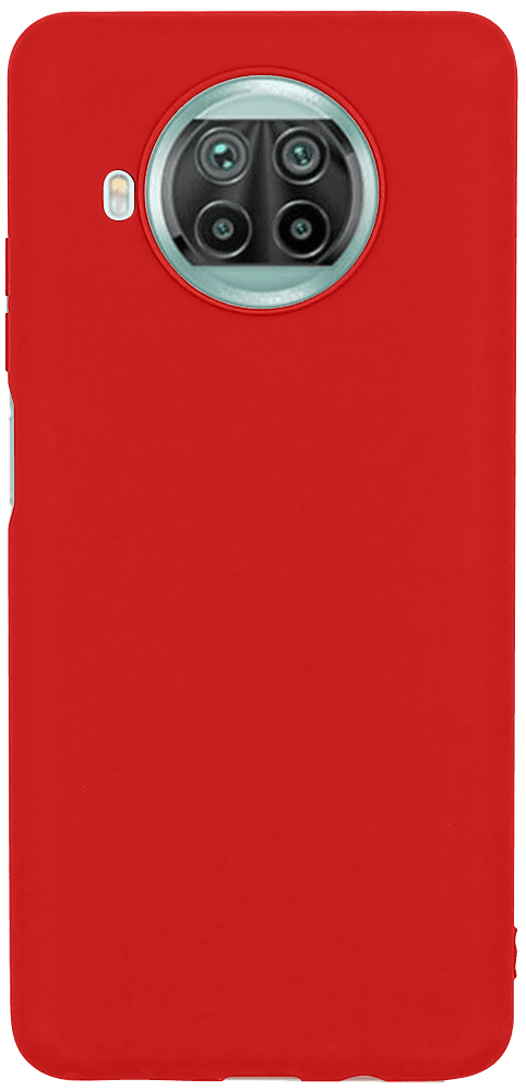 Xiaomi Mi 10T Lite 5G szilikon tok matt piros
