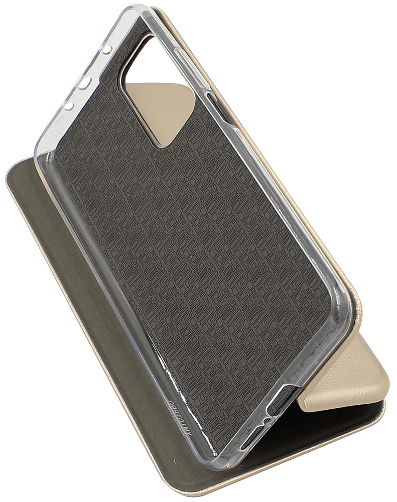 Xiaomi Mi 10T 5G oldalra nyíló mágneses flipes bőrtok prémium minőség arany