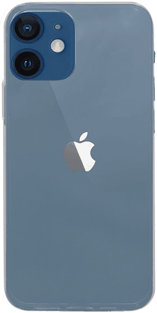 Apple iPhone 12 Mini kemény hátlap szilikon keret átlátszó