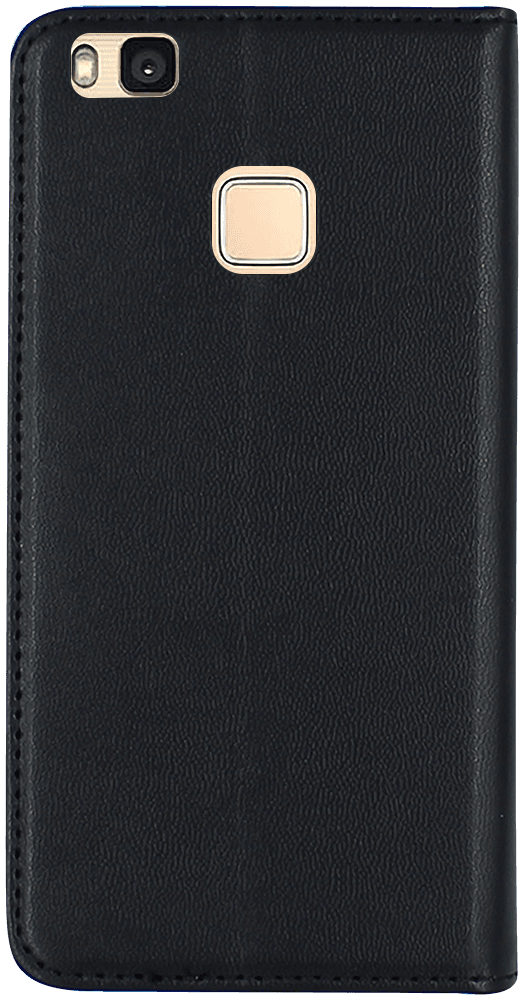 Huawei P9 Lite oldalra nyíló flipes bőrtok asztali tartó funkciós fekete