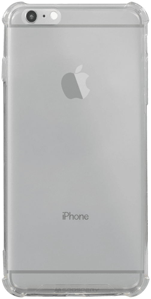 Apple iPhone 6 Plus kemény hátlap szilikon keret gyári MERCURYCASE légpárnás sarok átlátszó