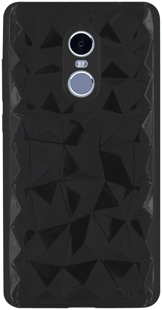 Xiaomi Redmi Note 4X szilikon tok 3D gyémántmintás fekete
