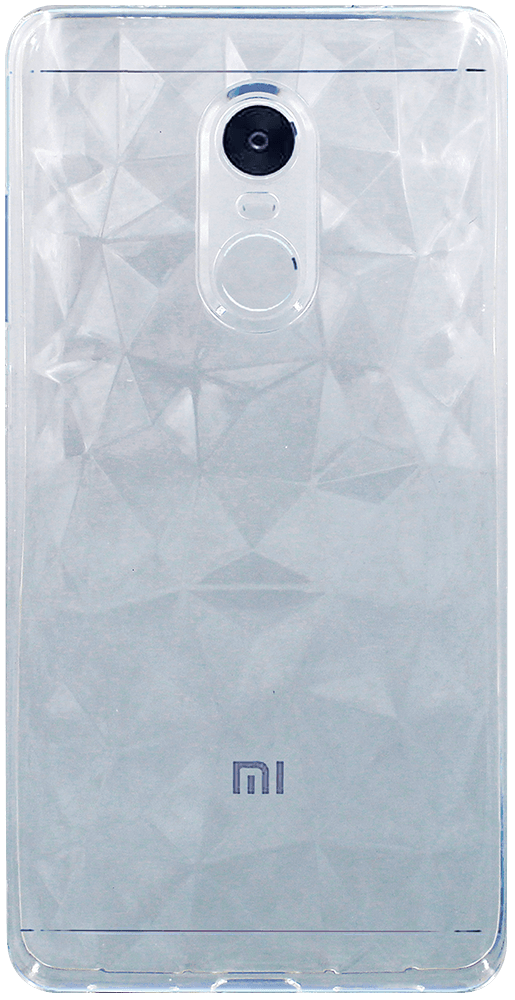 Xiaomi Redmi Note 4X szilikon tok 3D gyémántmintás átlátszó