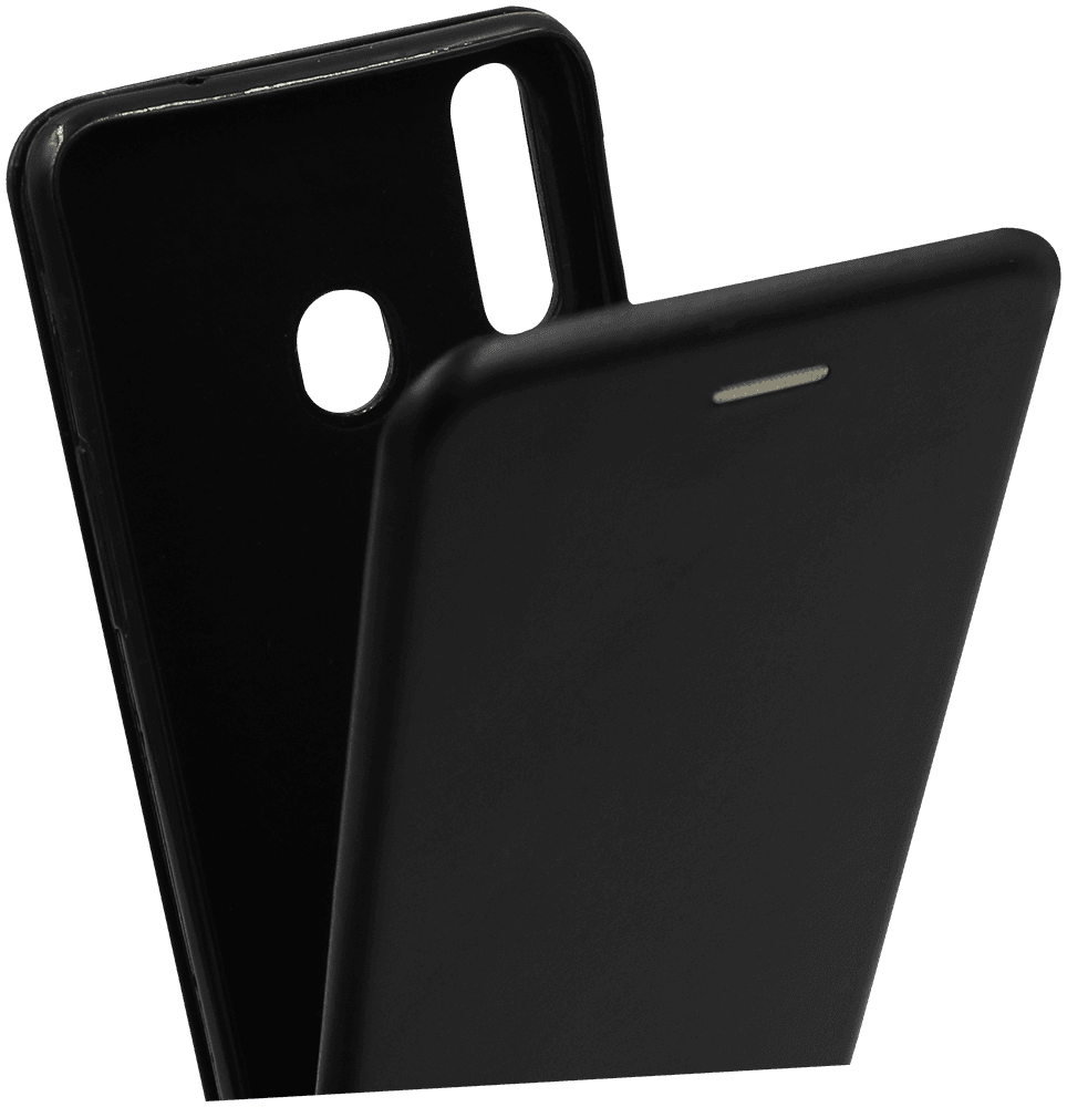 Samsung Galaxy A20s (SM-A207F) lenyíló mágneses flipes bőrtok prémium minőség fekete