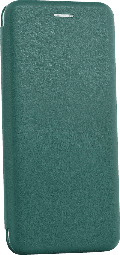Huawei P30 Lite oldalra nyíló mágneses flipes bőrtok prémium minőség sötétzöld