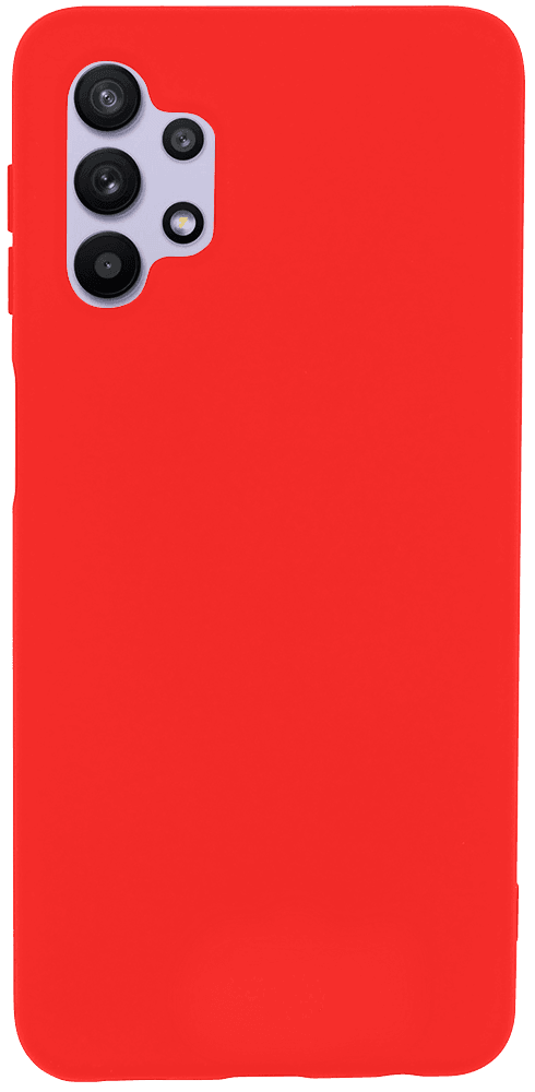 Samsung Galaxy A32 5G (SM-A326) szilikon tok matt piros