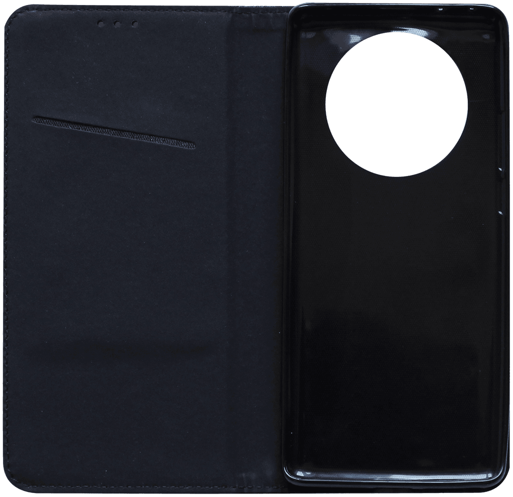 Huawei Mate 40 Pro Plus oldalra nyíló flipes bőrtok rombusz mintás fekete