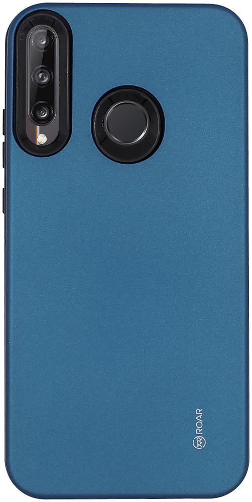 Huawei P40 Lite E ütésálló tok gyári ROAR RICO ARMOR sötétkék